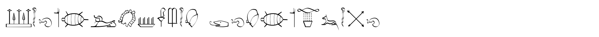 Hieroglyphic Decorative image